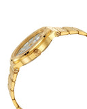 Versace Greca Silver Dial Gold Steel Strap Watch for Men - VEVI00520