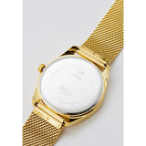 Guess Tailor Multifunction Gold Dial Gold Mesh Bracelet Watch for Men - GW0368G2