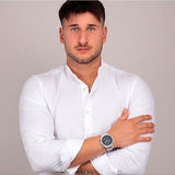 Maserati Stile Chronograph Blue Dial Silver Steel Strap Watch For Men - R8873642006