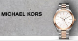 Michael Kors Slim Runway White Dial Two Tone Steel Strap Watch for Women - MK3204