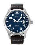 IWC Pilots Watch Mark XVII Edition Le Petit Prince Blue Dial Brown Leather Strap Watch for Men - IW326506