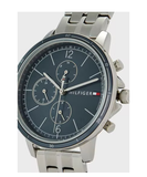 Tommy Hilfiger Casual Quartz Blue Dial Silver Steel Strap Watch For Women - 1782188