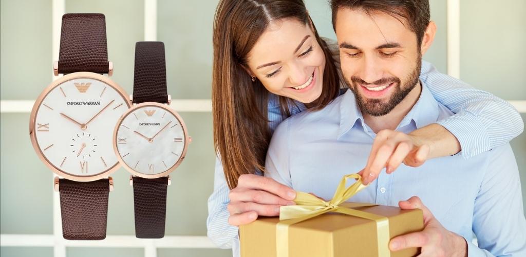 Armani pair watches sales