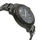 Movado Series 800 Chronograph Black Dial Black Steel Strap Watch For Men - 2600119