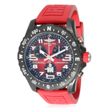 Breitling Endurance Pro Ironman Red Dial Red Rubber Strap Watch for Men - X823109A1K1S1