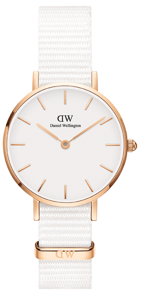 Daniel Wellington 腕時計 PETITE DOVER 28 DW00100313 Daniel Wellington Classic Petite Dover White Dial White