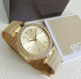 Michael Kors Darci Gold Dial Gold Mesh Bracelet Watch for Women - MK3368