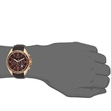 Hugo Boss Driver Chronograph Brown Dial Brown Leather Strap Watch For Men - HB1513093