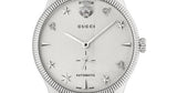 Gucci G Timeless Automatic Silver Dial Silver Steel Strap Watch for Men - YA126354