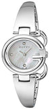 Gucci Guccissima Diamonds Mother of Pearl Dial Silver Steel Strap Watch For Women - YA134504