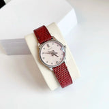 Gucci G Timeless Quartz Diamonds Pink Dial Red Leather Strap Watch For Women - YA1265017