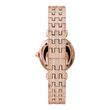 Emporio Armani Gianni T Bar Quartz Rose Gold Dial Rose Gold Steel Strap Watch For Women - AR11342