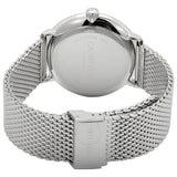 Calvin Klein High Noon Quartz Blue Dial Silver Mesh Bracelet Watch for Men - K8M2112N