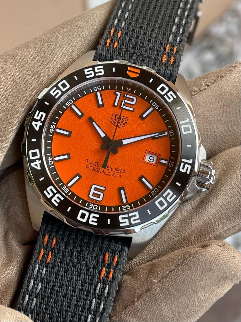 Tag heuer formula 1 clearance orange strap