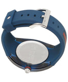 Gucci Sync XXL Quartz Blue Dial Blue Rubber Strap Watch For Men - YA137104