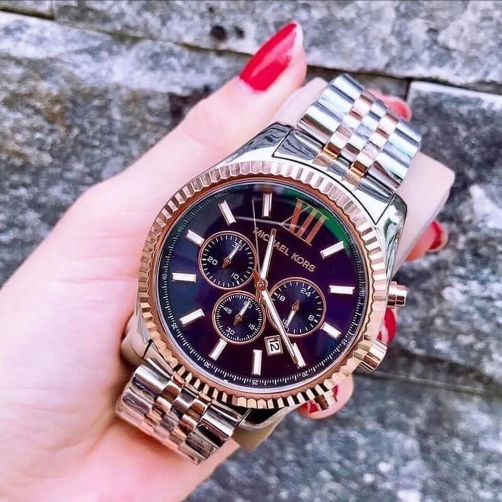 Michael kors mk8412 lexington men's chronograph watch discount