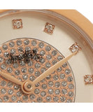 Coach Park Silver Dial Rose Gold Steel Strap Watch for Women - 14503736