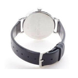 Calvin Klein Even Black Dial Black Leather Strap Watch for Women - K7B231C1