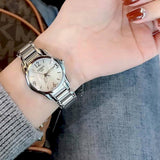 Tissot T Wave Mother of Pearl Dial Jam Tangan Tali Baja Dua Warna Untuk Wanita - T023.210.11.117.00