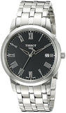 Tissot T Classic Dream Black Dial Silver Steel Strap Watch for Men - T033.410.11.053.01