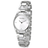 Calvin Klein Dainty Diamonds Silver Dial Sliver Steel Strap Watch for Women - K7L2314T