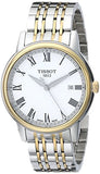 Tissot T Classic Carson Quartz White Dial Two Tone Steel Strap Watch for Men - T085.410.22.013.00