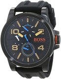 Hugo Boss Orange Detroit Analog Black Dial Black Silicone Strap Watch For Men - 1550011