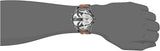 Diesel Mr. Daddy 2.0 Chronograph Silver Dial Brown Leather Strap Watch For Men - DZ7394