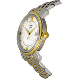 Tissot T Classic Bridgeport Silver Dial Two Tone Mesh Gelang Jam Tangan Untuk Pria - T097.410.22.038.00