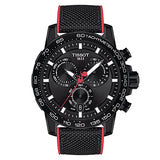 Tissot Supersport Chrono Giro D'Italia Black Dial Black Nylon Strap Watch for Men - T125.617.37.051.00