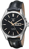 Jam Tangan Pria Tag Heuer Carrera Calibre 5 Automatic Black Dial Black Leather Strap - WAR201C.FC6266