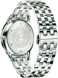 Versace Univers Analog Black Dial Silver Steel Strap Watch for Men - VEBK00418