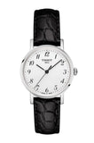Tissot Everytime Desire Medium White Dial Jam Tangan Tali Kulit Hitam Untuk Pria - T109.410.16.032.00