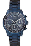 Guess Chronograph Multifunction Blue Dial Blue Steel Strap Watch For Women - W0330L6