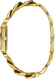 Guess Vanity Gold Dial Gold Steel Strap Watch for Women - W1029L2