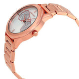 Michael Kors Hartman Analog White Dial Rose Gold Steel Strap Watch For Women - MK3673