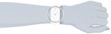 Calvin Klein Glam Transparent Dial White Leather Strap Watch for Women - K9423101