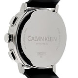 Calvin Klein Posh Black Dial Black Leather Strap Watch for Men - K8Q371C1