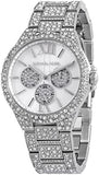 Michael Kors Camille Multifunction Crystals Silver Dial Silver Steel Strap Watch for Women - MK6957