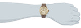 Fossil Cecile Champagne Dial Grey Leather Strap Watch for Women - AM4529