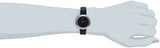 Calvin Klein Firm Black Dial Black Leather Strap Watch for Women - K3N231C1