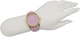 Gucci G Timeless Quartz Lilac Dial Lilac Leather Strap Watch For Women - YA1264098
