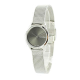 Calvin Klein Minimal Grey Dial Silver Mesh Bracelet Watch for Women - K3M231Y3