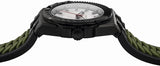 Versace Chain Reaction Quartz White Dial Green Rubber Strap Watch for Men - VEDY00419