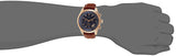 Guess Persuit Chronograph Blue Dial Brown Leather Strap Watch for Men - W0500G1