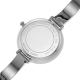 Michael Kors Charley Quartz Crystals Silver Dial Silver Steel Strap Watch For Women - MK4432