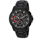 Michael Kors Ryker Chronograph Black Dial Black Steel Strap Watch For Men - MK8529