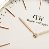 Daniel Wellington Classic Glasgow White Dial Two Tone NATO Strap Watch for Men - DW00100004