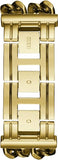 Guess Mod Heavy Metal Gold Dial Gold Steel Strap Watch For Women - W1117L2