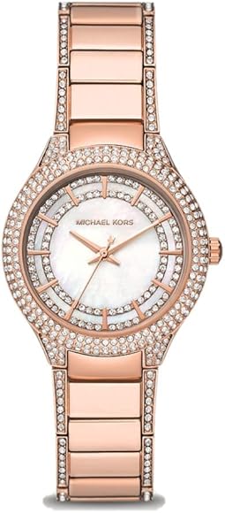 Michael Kors Sylvia Mother Of Pearl Dial Rose Gold Steel  display picture 2